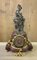 Antique French Marble Mantle Clock, Image 1