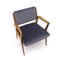 Armchairs in Wood and Velvet by Galleria Mobili Darte Cantù, 1950s, Set of 2 6