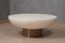 Round Goatskin and Brass Sofa Table, 1990s, Image 8