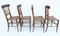 Neugotische Stühle aus Nussholz, 1890er, 4er Set 3
