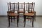 Viennese Canées Chairs from Fischel, 1890s, Set of 5 13