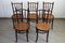 Viennese Canées Chairs from Fischel, 1890s, Set of 5 12
