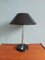 Modern Table Lamp in Black Lacquered Metal, 1950s 17