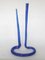 Twisted Glass Vase in Blue Cobalt, 1970s 3