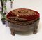 Antique Indian Hand Carved Chakki Rice Mill Stool or Ottoman, 1950s 7