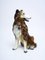 Lebensgroße Collie Hund Skulptur aus Keramik, 1960er 2