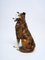 Lebensgroße Collie Hund Skulptur aus Keramik, 1960er 7