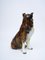 Lebensgroße Collie Hund Skulptur aus Keramik, 1960er 4