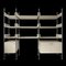 Vintage Modular Wall Unit Room Divider in Chrome and Wood by Michel Ducaroy, 1970s, Set of 12 5