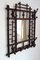 Art Deco Wall Coat Rack Mirror, 1920s 8