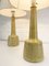 Danish Tall Ceramic Table Lamps by Esben Klint for Le Klint, 1960, Set of 2 4