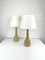 Danish Tall Ceramic Table Lamps by Esben Klint for Le Klint, 1960, Set of 2 1
