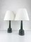 Danish Tall Ceramic Table Lamps by Esben Klint for Le Klint, 1960, Set of 2, Image 1
