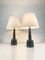 Grandes Lampes de Bureau en Céramique par Esben Klint pour Le Klint, Danemark, 1960, Set de 2 20
