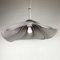 Grey Swirl Murano Glass Pendant Lamp, Italy, 1970s 8