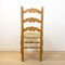 Rustic Chair with Woven Seat, Spain, 1950s 5