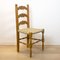 Rustic Chair with Woven Seat, Spain, 1950s 3