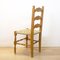 Rustic Chair with Woven Seat, Spain, 1950s 6