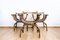 Art Deco Rattansessel, 3er Set 12