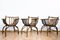 Art Deco Rattan Armchairs, Set of 3 7