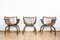 Art Deco Rattan Armchairs, Set of 3 9