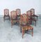 Chippendale Style Faux Bamboo Dining Chair, 1980s, Set of 6 13