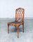 Chippendale Style Faux Bamboo Dining Chair, 1980s, Set of 6 18