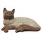 Escultura de gato Siamese Life vintage de cerámica, Imagen 1
