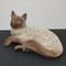 Vintage Ceramic Siamese Life Sized Cat Sculpture 5