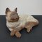 Escultura de gato Siamese Life vintage de cerámica, Imagen 6