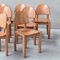 Pine Dining Chairs attributed to Rainer Daumiller, 1970s, Set of 8 11