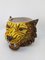 Hand-Painted Ceramic Tiger Head Planter, Italy, 1960s 1