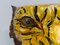 Handbemalter Keramik Übertopf mit Tigerkopf, Italien, 1960er 9
