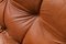 Nuvolone Modular Sofa in Cognac Leather by Rino Maturi for Mimo, Italy, 1970, Set of 4, Image 9