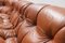 Nuvolone Modular Sofa in Cognac Leather by Rino Maturi for Mimo, Italy, 1970, Set of 4, Image 20