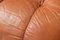 Nuvolone Modular Sofa in Cognac Leather by Rino Maturi for Mimo, Italy, 1970, Set of 4 5