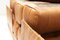 DS88 Modular Sofa in Cognac Patchwork Leather from de Sede, Set of 5 13