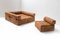 DS88 Modular Sofa in Cognac Patchwork Leather from de Sede, Set of 5 23