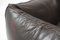 Le Bambole Sofa in Dark Brown Leather by Mario Bellini for B&B Italia, Image 7