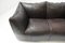 Le Bambole Sofa in Dark Brown Leather by Mario Bellini for B&B Italia, Image 13