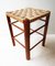 Mid-Century Wood and Rope Stool, 1960s 5