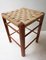 Mid-Century Wood and Rope Stool, 1960s 2