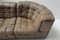 Swiss DS11 Modular Sofa in Brown Patchwork Leather from de Sede, Set of 3, Image 2