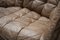 Swiss DS11 Modular Sofa in Brown Patchwork Leather from de Sede, Set of 3 10