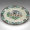 Große ovale chinesische Fleischplatte aus Keramik, 1890er 1