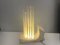 Lámpara de mesa de piedra acrílica, años 80, Imagen 6