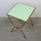 Green Glass Auxiliary Table, 1940s, Image 2