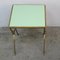 Green Glass Auxiliary Table, 1940s 3
