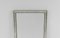 Large Bicolor Brass Wall Mirror, 1980s 2
