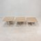 Tables Basses en Travertin, Italie, 1980s, Set de 3 8